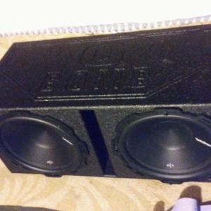 15" inch Rockford folsgate Punch Pro box Q bombbox